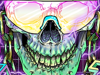 Thrashwolf Skull
