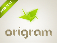 ORIGRAM Free Font