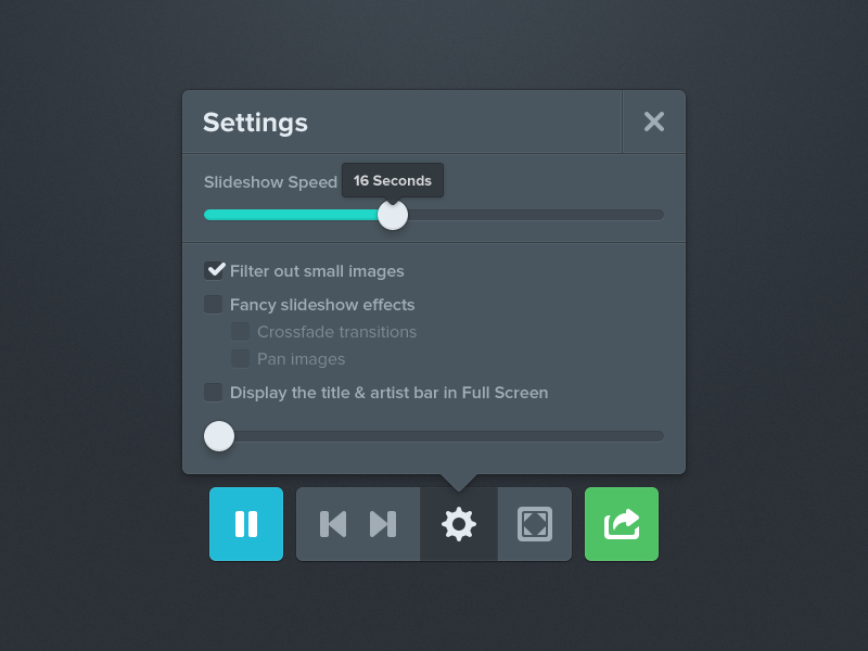 Presentation-controls-settings