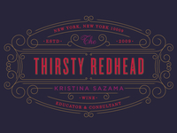 The Thirsty Redhead :: Concept One