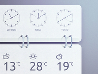 World Time Widget - PSD please?