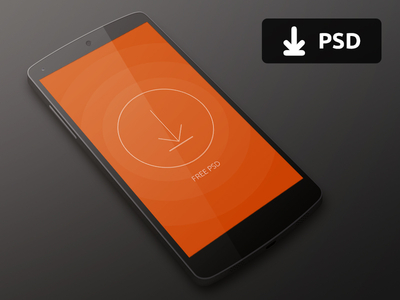 Download Google Nexus 5 Mockup PSD