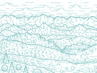 Seamless Landscape (gif Loop)