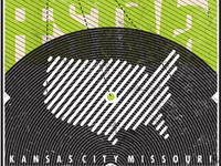 2013 Middle of the Map concert poster