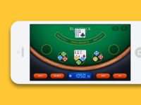Blackjack iOS Game - Game Interface