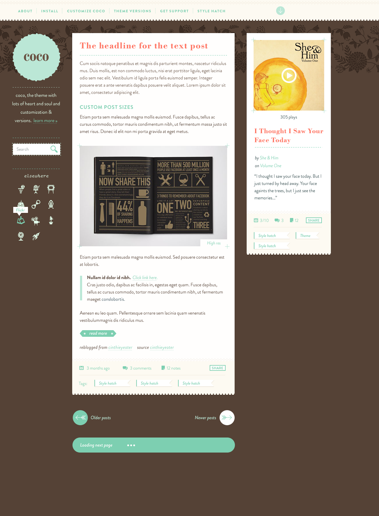 Coco-theme-customize