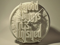 3d Printed Clock