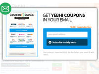 Newsletter Subscription Popover
