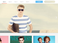 Flat website