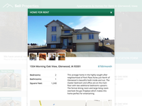 Home for rent overlay