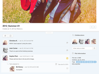 Commenting, tasks, file information