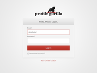 PG - Login Form