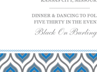 Wedding Invitation Close-up