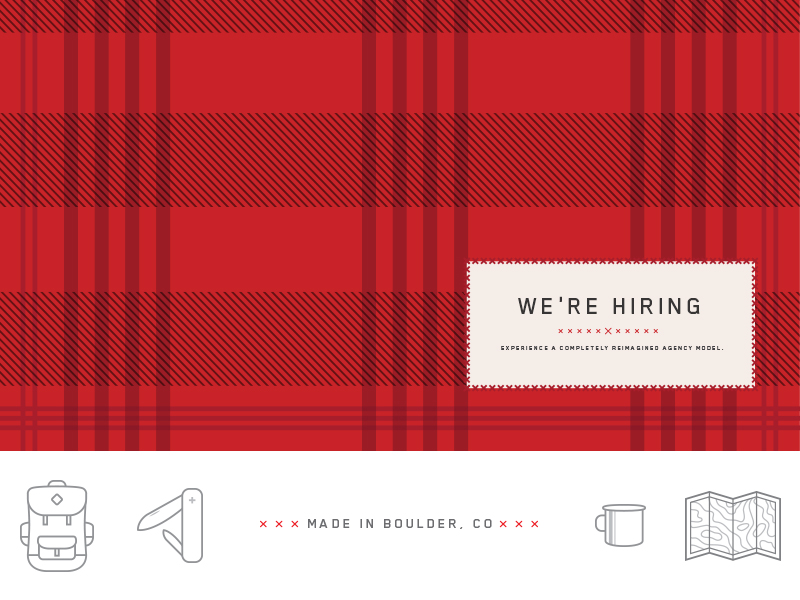 We're Hiring