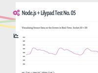 Sensor Testing Screen