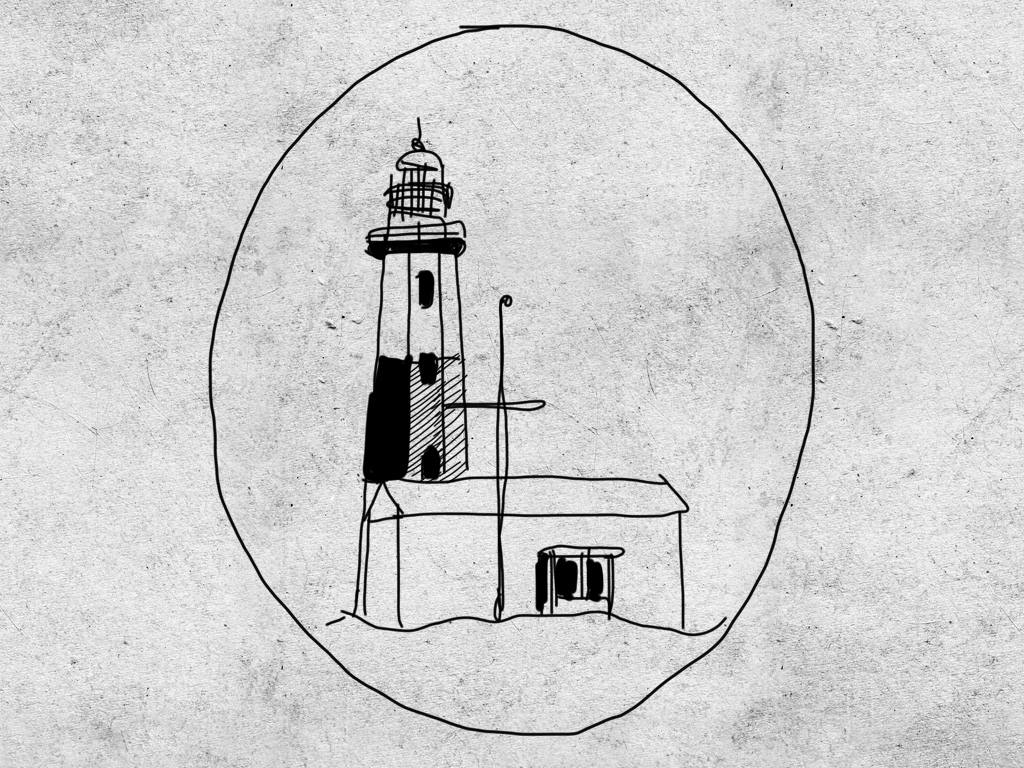 Saos-dougherty-mediation-group-branding-presentation-sheet-01-04-lighthouse-hand-drawn-bw