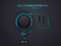Music Player Ui Kit Freebie (for Sketch)