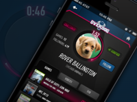 OverDog iPhone app - Athlete Profile