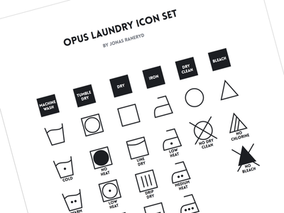 Download Opus Laundry Icon Set