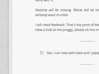 Newsletter voting
