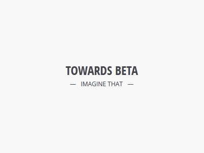 Towards-beta