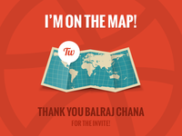 I'm on the map!