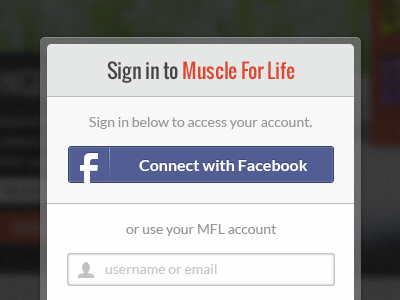 Login-screen