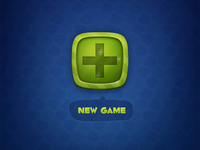 New Game Button - fresh & green