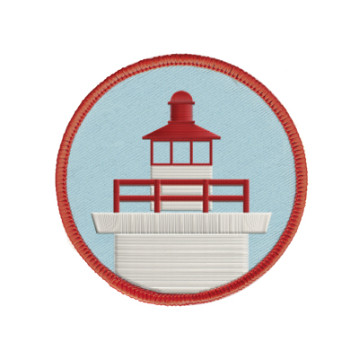 Lighthouse-badge