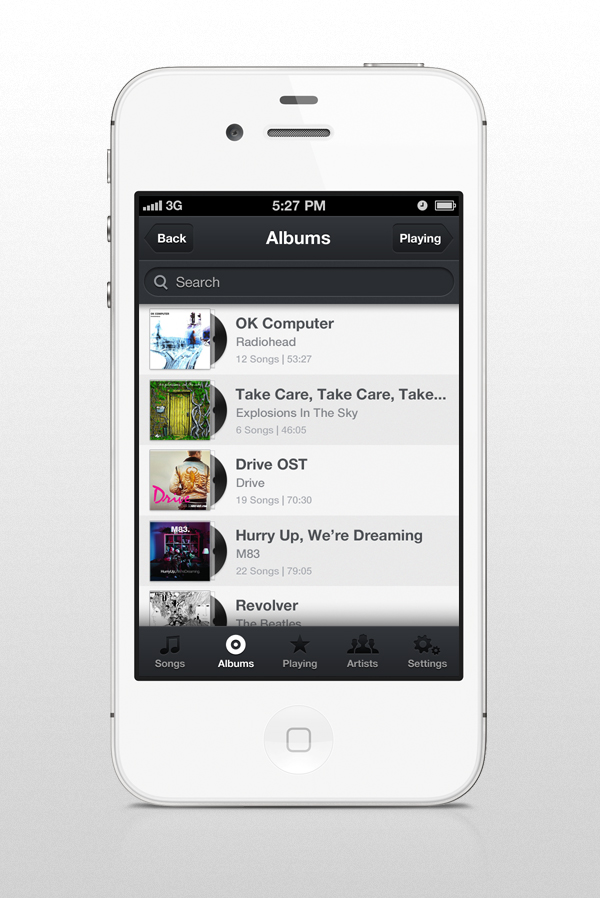 Music_app_ui_iphone_albums