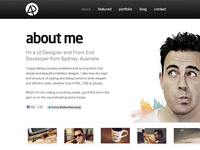 About Me Page