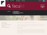 University of Fribourg Search Flyout