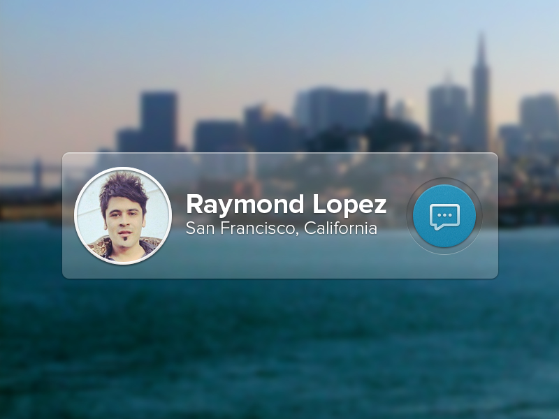 Simple Message Widget