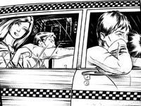 Comic Story Art - Cab Ride