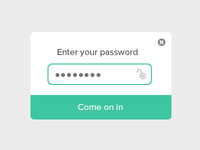 Simple Password Modal