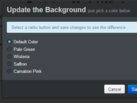 Dark Bootstrap Modal