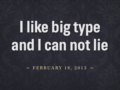 Bigtype