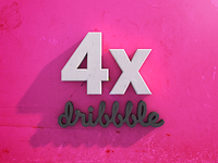 4x Dribbble Invites