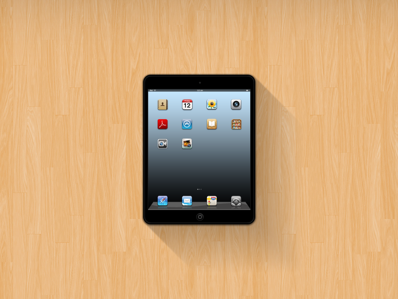 Ipad Mini Mockup — Free PSD