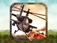 A Helicopter Apocalypse Game Graphic Design