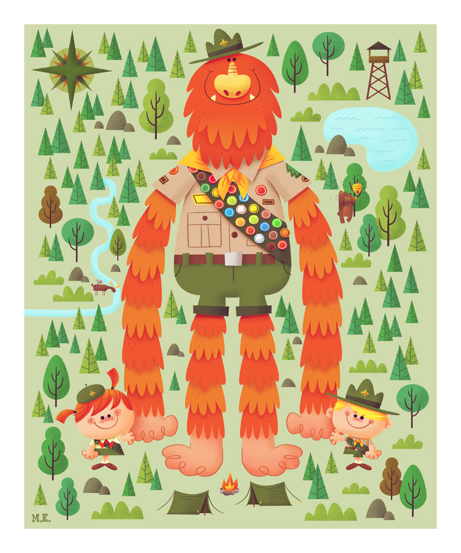 Sasquatch-print