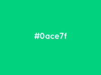 #0ace7f Favorite color