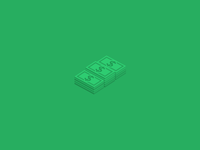 Isometric Money Icon