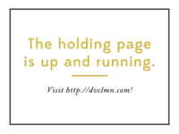 Holding page is up! [GIF]