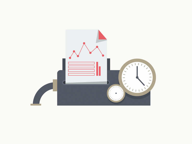 Measurement and reporting machine
