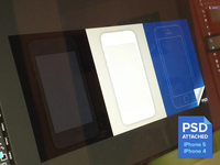 Minimal iPhone 4 / iPhone 5 Templates
