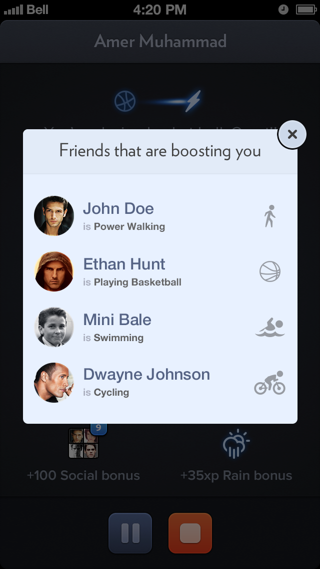 Social-popup
