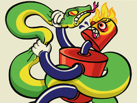 Snake vs. Robot