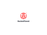 Rocket Planet Logo / Symbol
