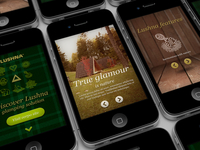 Lushna mobile website